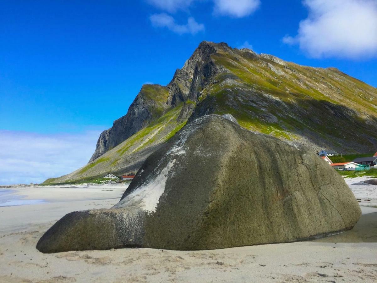 Steinbakk - Vestresand Lofoten Bostad Exterior photo